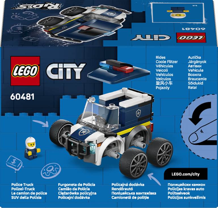 Konstruktorius LEGO City Brick Rides Police Truck-1