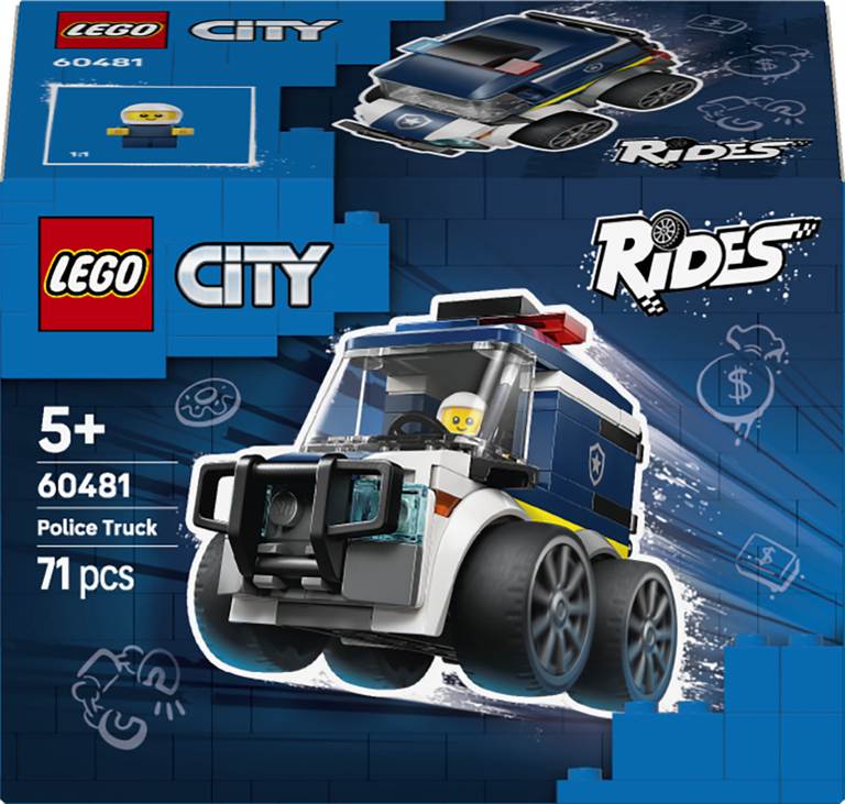 Konstruktorius LEGO City Brick Rides Police Truck-0