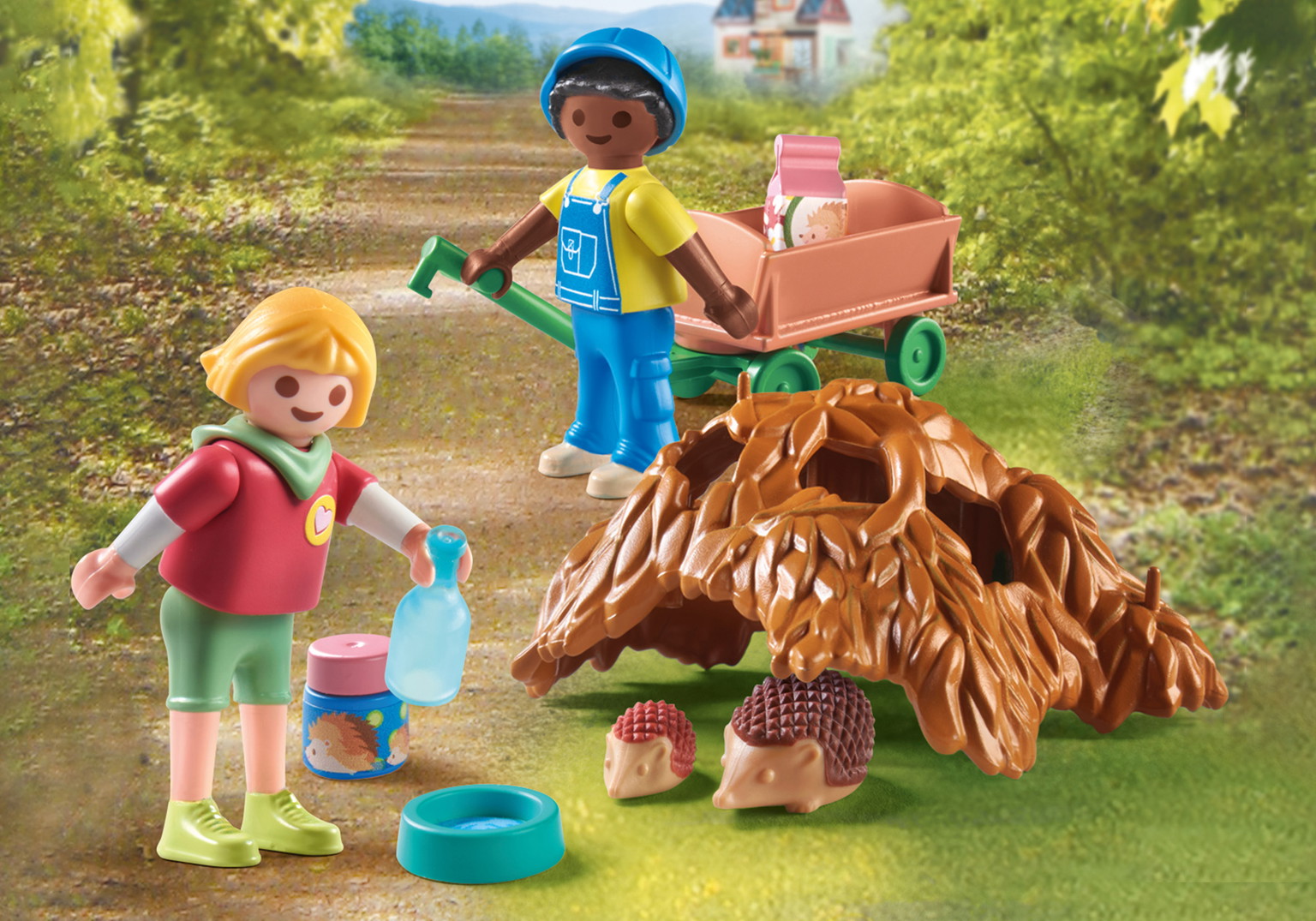 Ežiukų šeimynėlės priežiūra PLAYMOBIL MY LIFE  71512-1