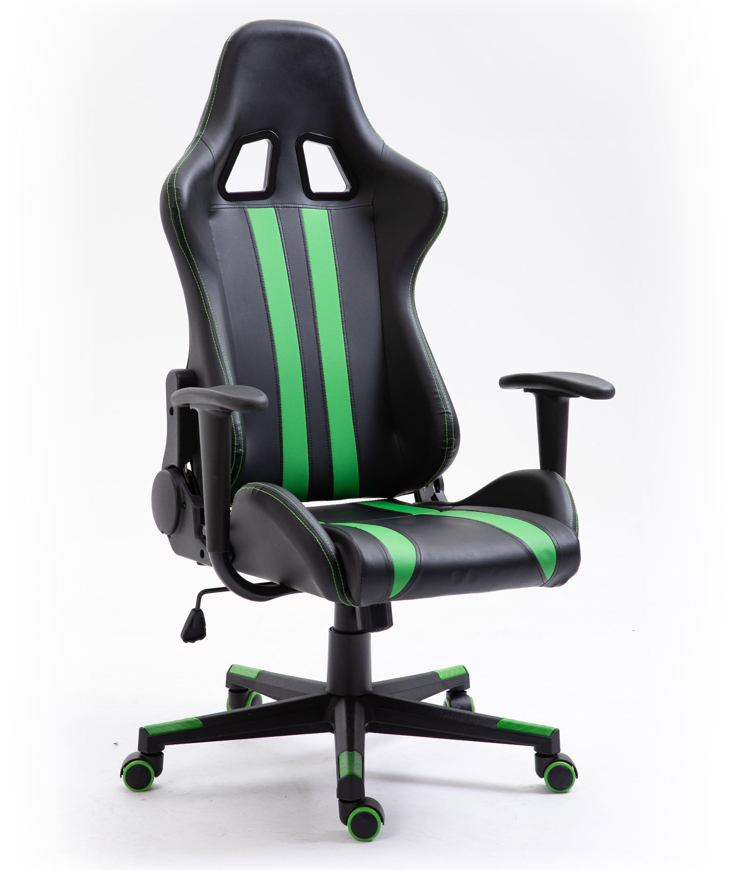 Žaidimų kėdė F4G FG33, juoda / žalia - 9