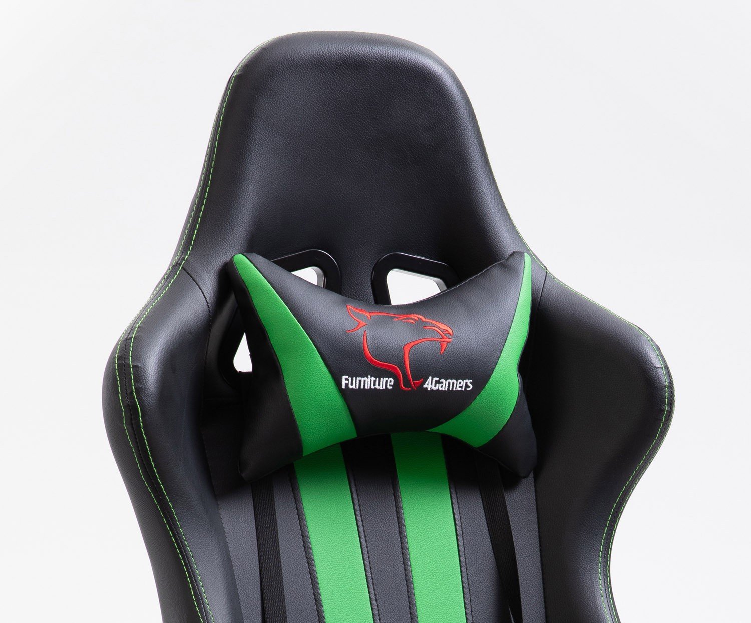 Žaidimų kėdė F4G FG33, juoda / žalia - 2