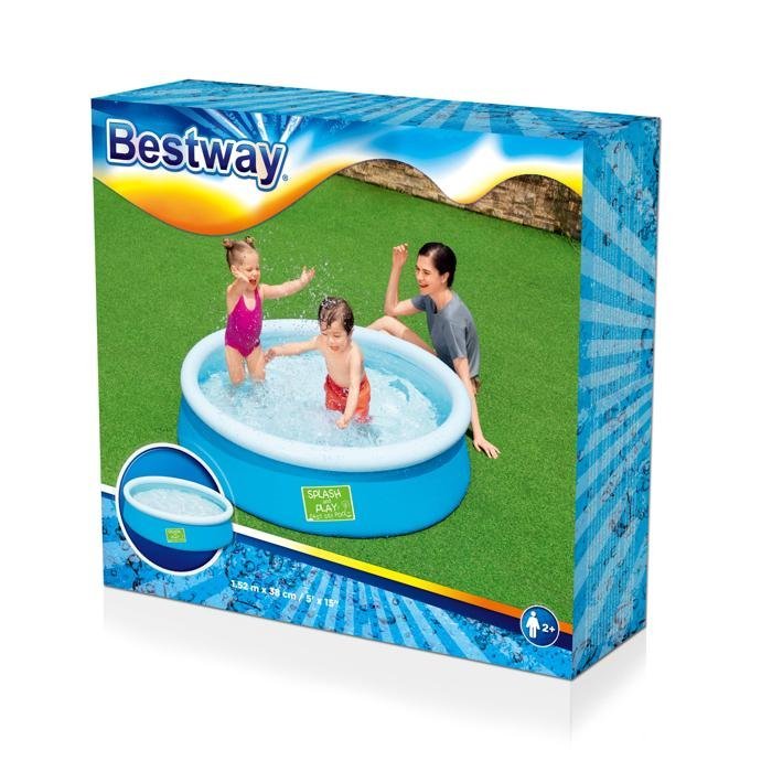 Pripučiamas bseinas Bestway Splash & Play 57241, mėlynas, 152 x 38 cm, 477 l - 8