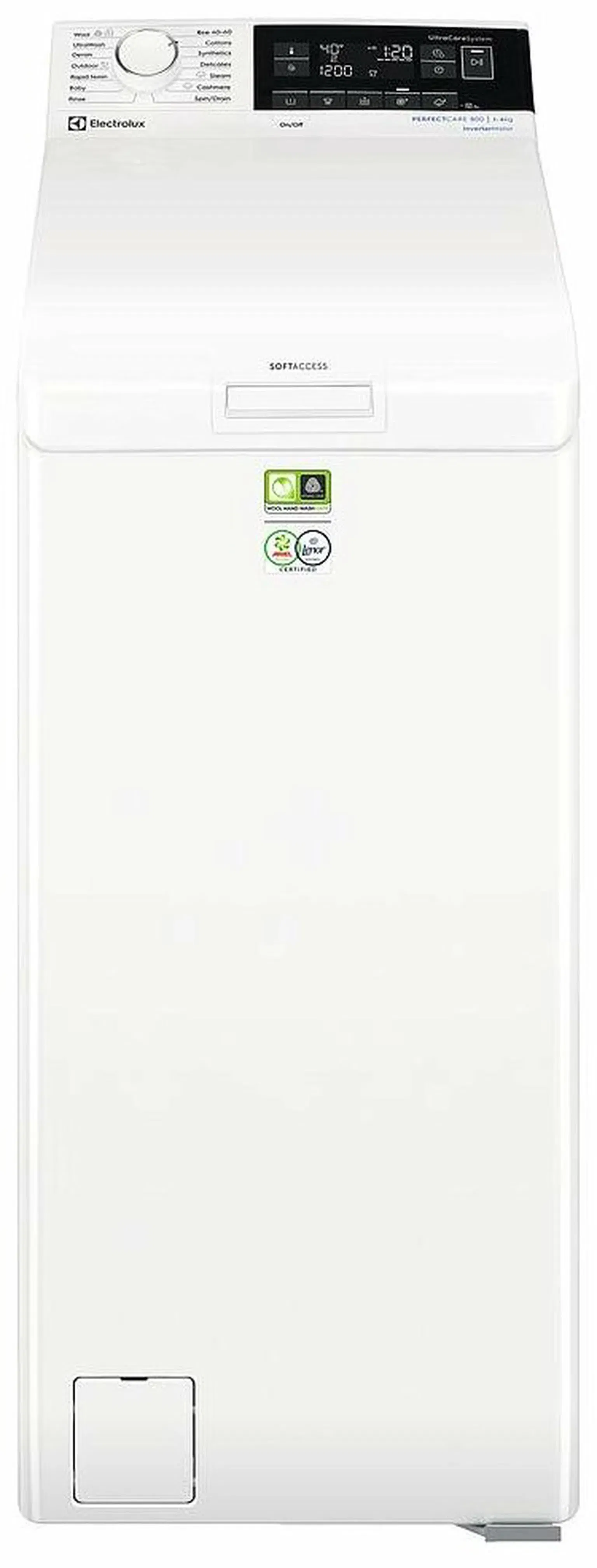 Pakraunama iš viršaus skalbyklė ELECTROLUX EW8TN3362E, 6kg-0