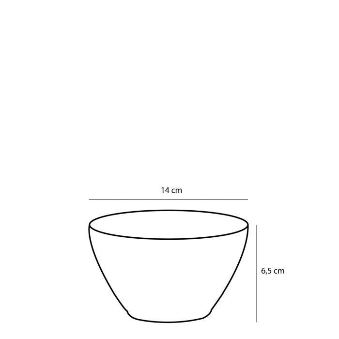 Dubenėlis TABO, baltos sp., ø14 cm - 2