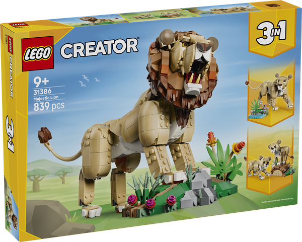Konstruktorius LEGO Creator Wild Animals: Majestic Lion - 1
