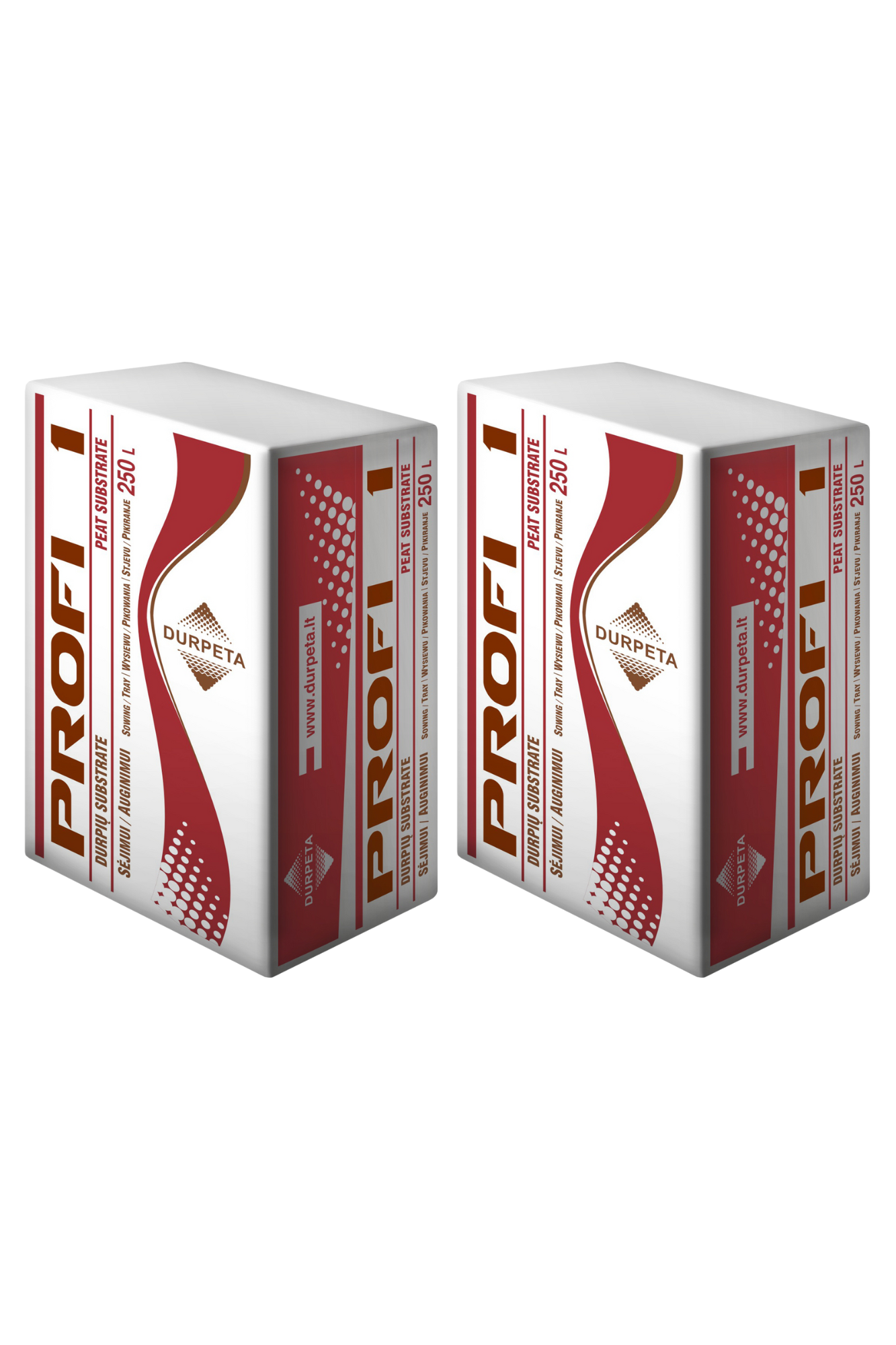 Sėjimo durpių substratas DURPETA PROFI MIX1 1A, 250 l, 2 vnt.-0