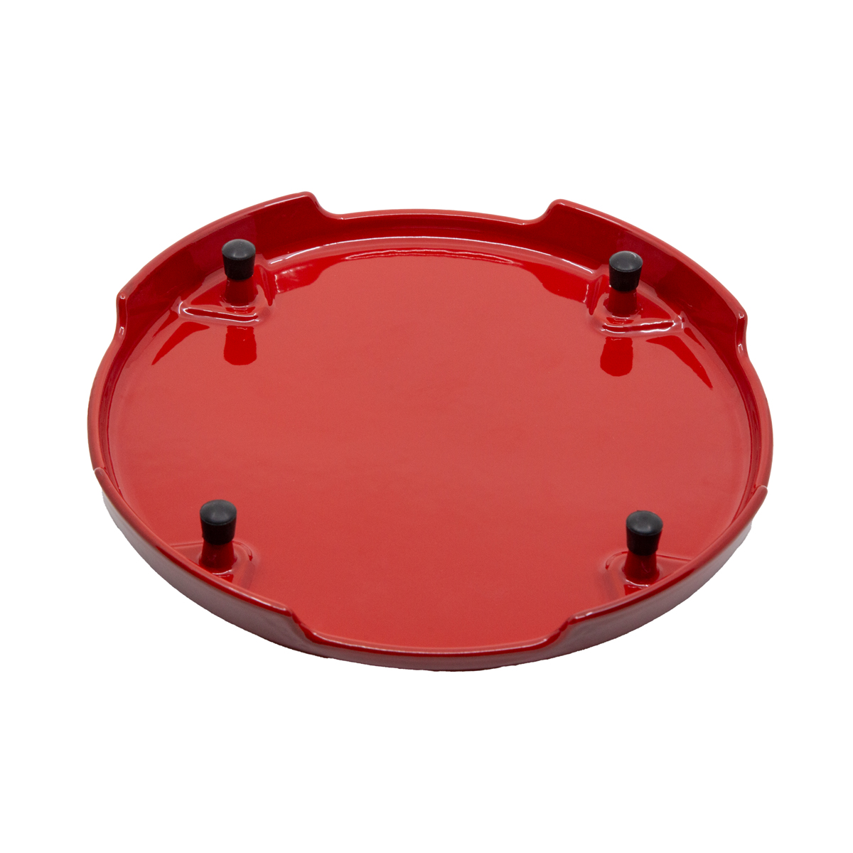 Ketaus padėkliukas GRAND FEU, emaliuotas, raudonos sp., 23 cm-1