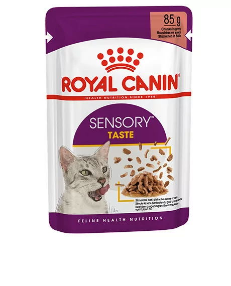 Konservuotas kačių ėdalas ROYAL CANIN Sensory Taste, su vištiena padaže,  85 g