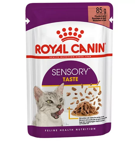 Konservuotas kačių ėdalas ROYAL CANIN Sensory Taste, su vištiena padaže, 1 vnt.-0