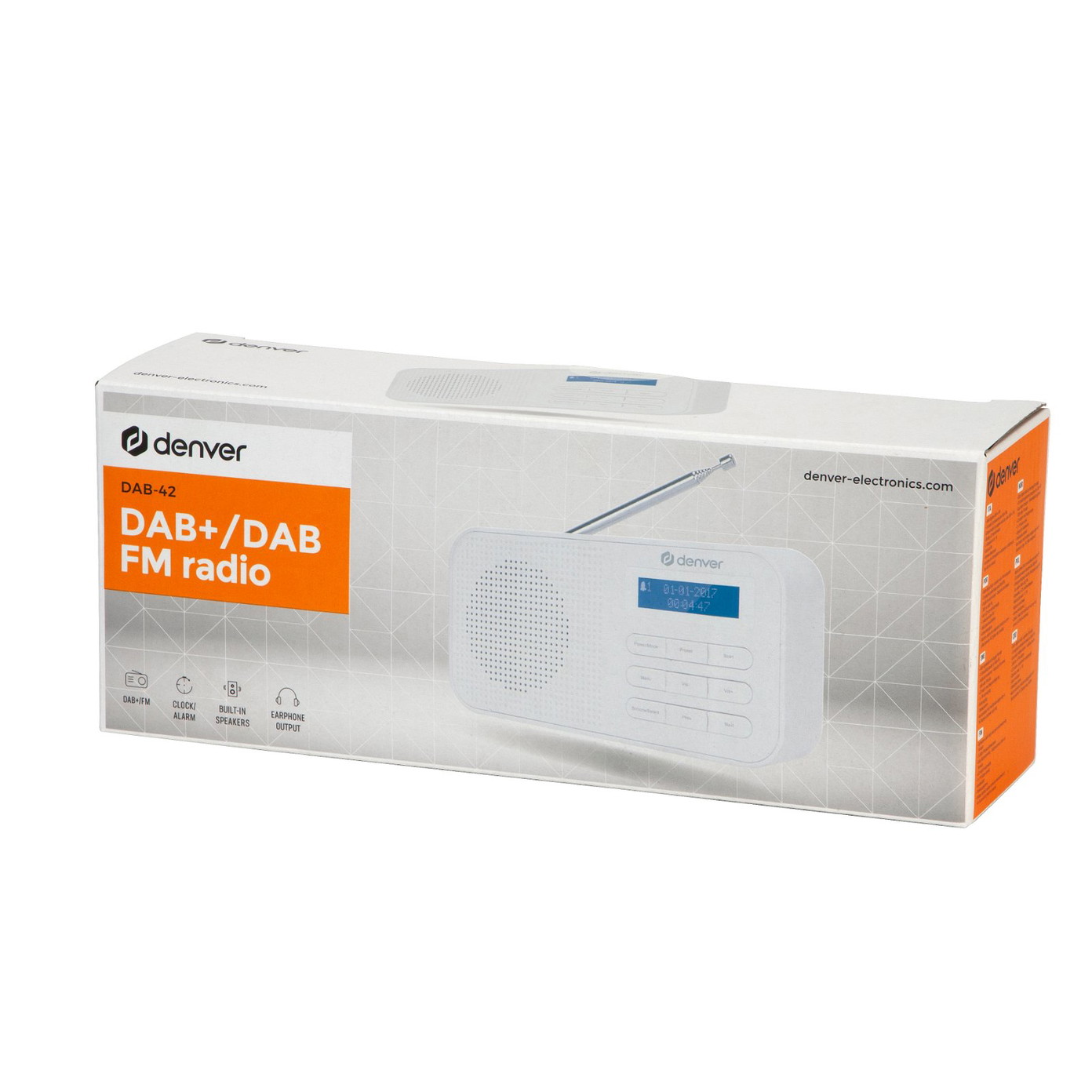 Radijo imtuvas Denver DAB-42 White - 3
