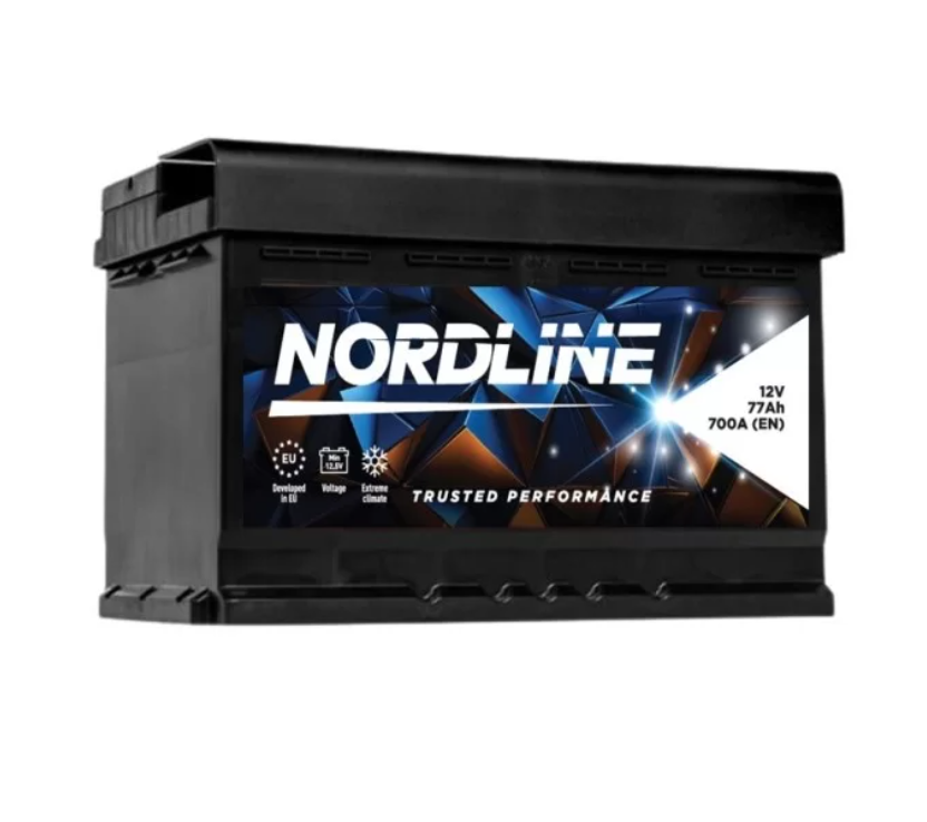 Akumuliatorius NORDLINE, 77 Ah, 12 V, 700 A, 278 x 175 x 190 mm-0