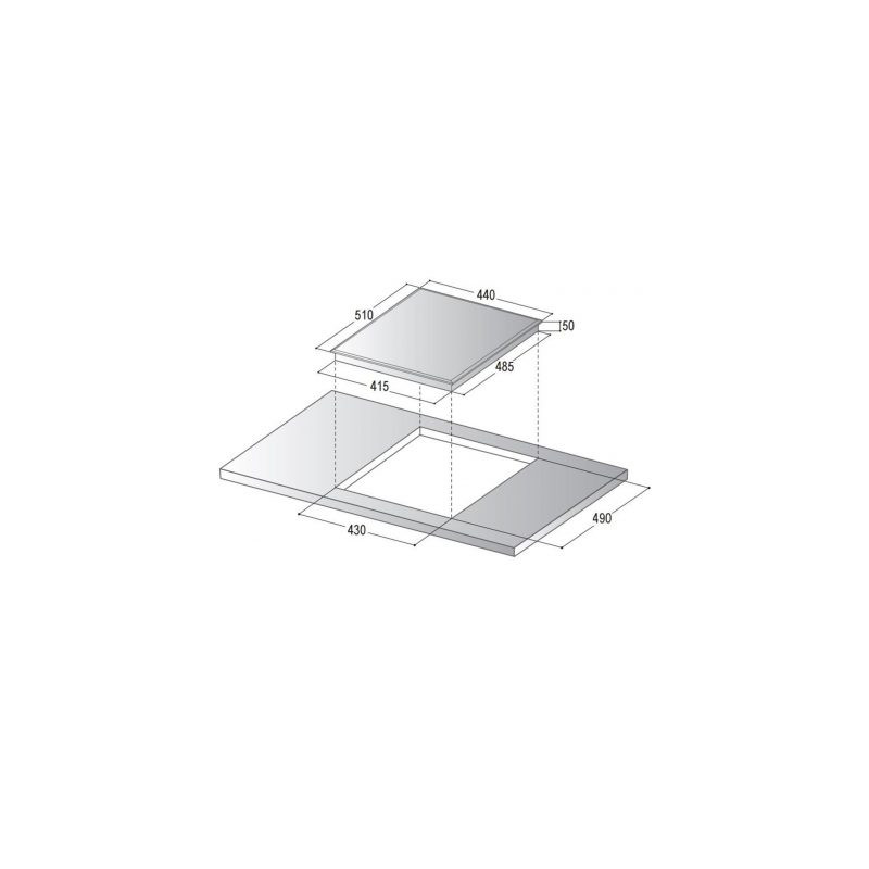 Indukcinė kaitlentė ALLENZI PI4030T-S1, 45 cm - 2