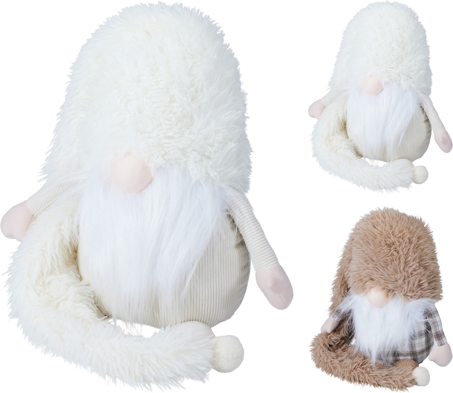 Kalėdinis nykštukas GNOME, 2 spalvų, 2 rūšių, 116 cm, 1 vnt