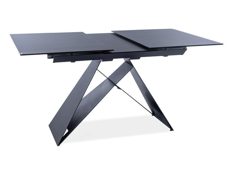Valgomojo stalas WESTIN SG, 120 x 80 cm, juodas