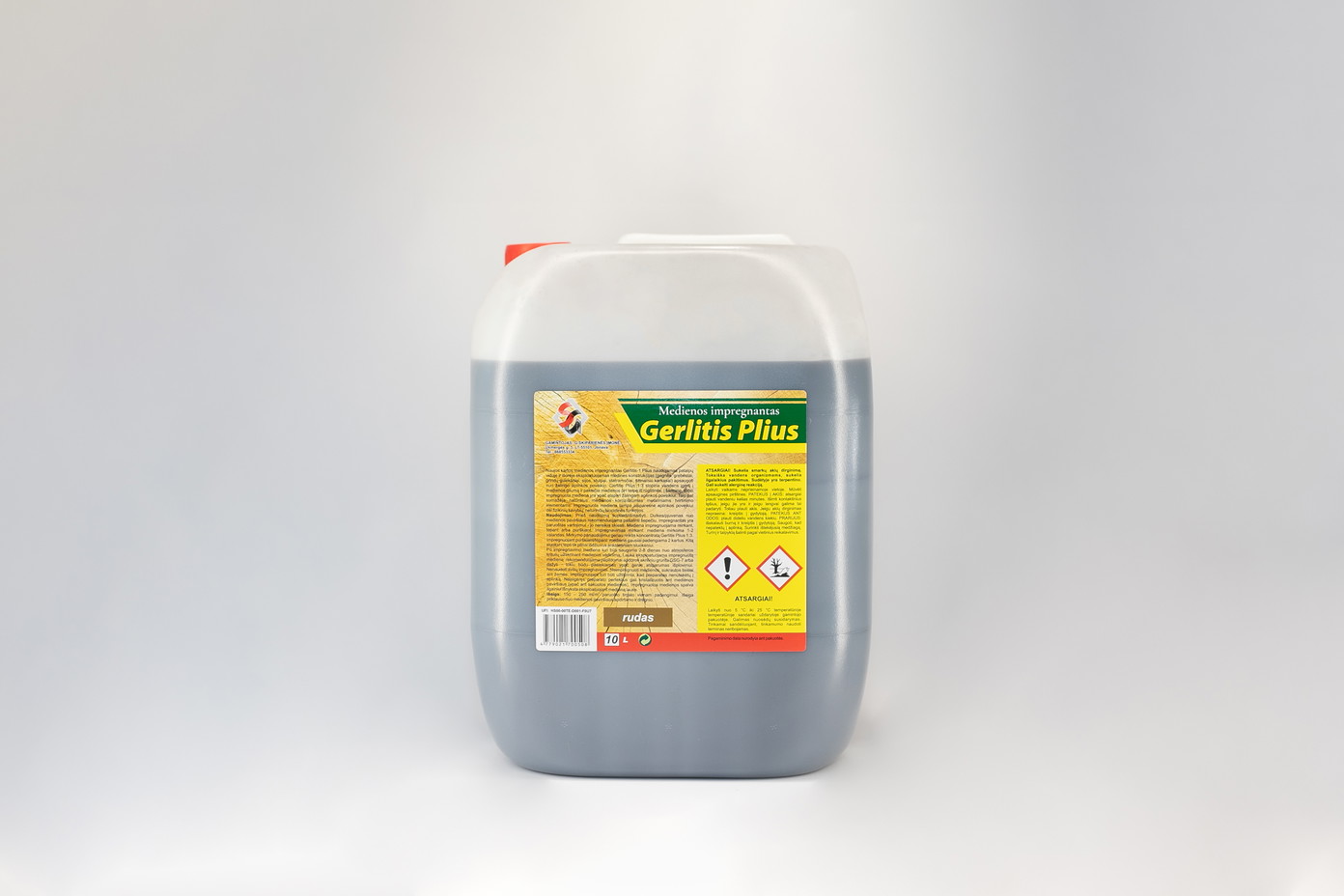 Medienos impregnantas GERLITIS PLIUS rudos sp., 10 L-0