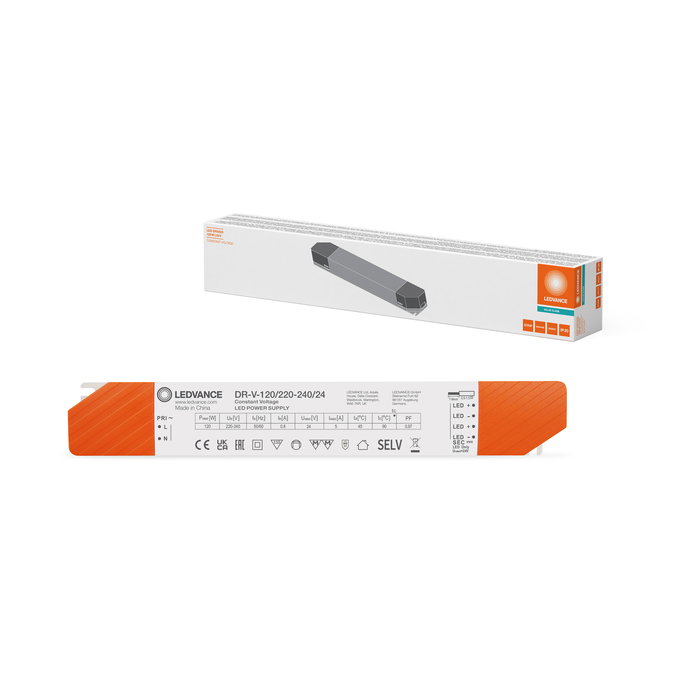 LED transformatorius LEDVANCE DR, IP20, 120 W, įėjimas AC220-240V, išėjimas DC24V - 3