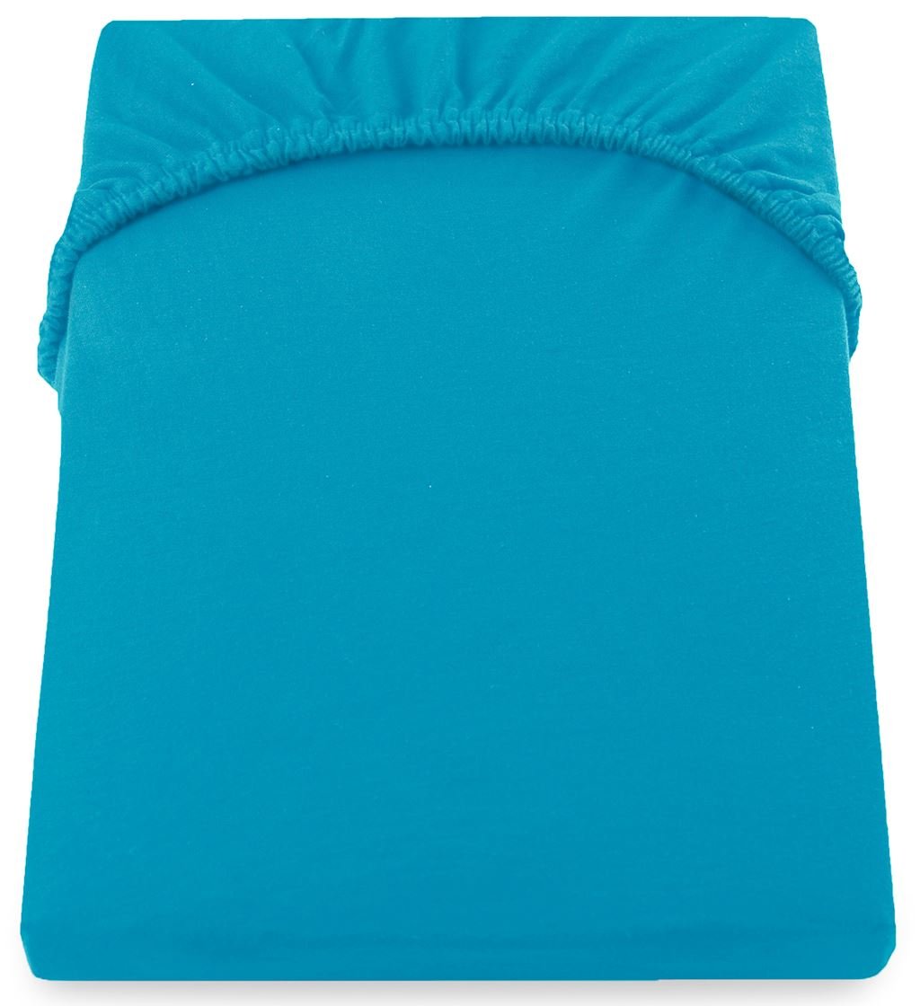 Jersey paklodė su guma Decoking AMBER Blue, 140x200 cm - 5