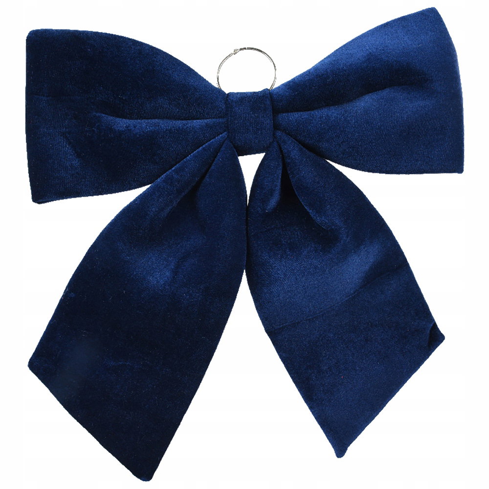Pakabinama kalėdinė dekoracija BOWTIE, t. mėlynos sp., 3 x 58 x 62 cm, 1 vnt-0