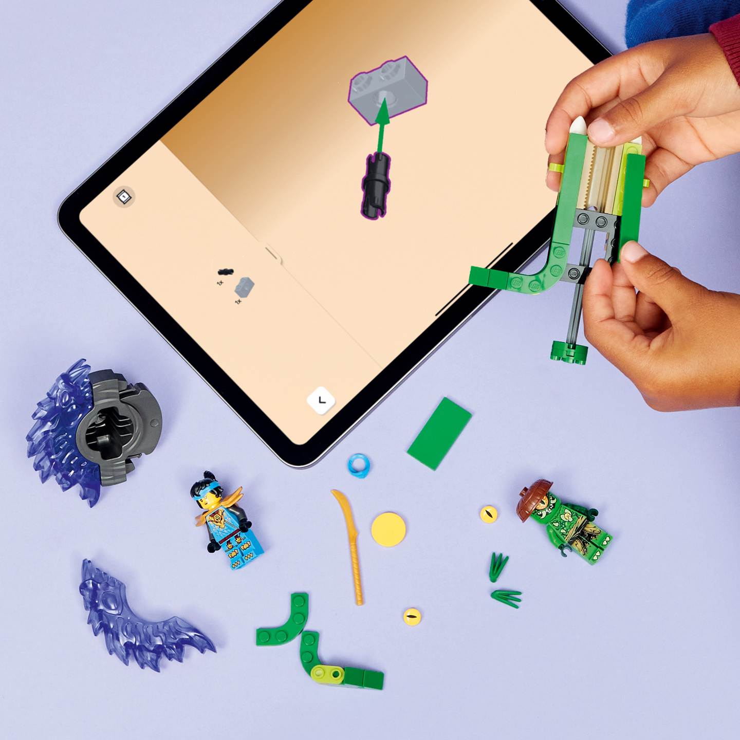 Konstruktorius LEGO Ninjago Nya vs. Mutation Monster Spinner - 3