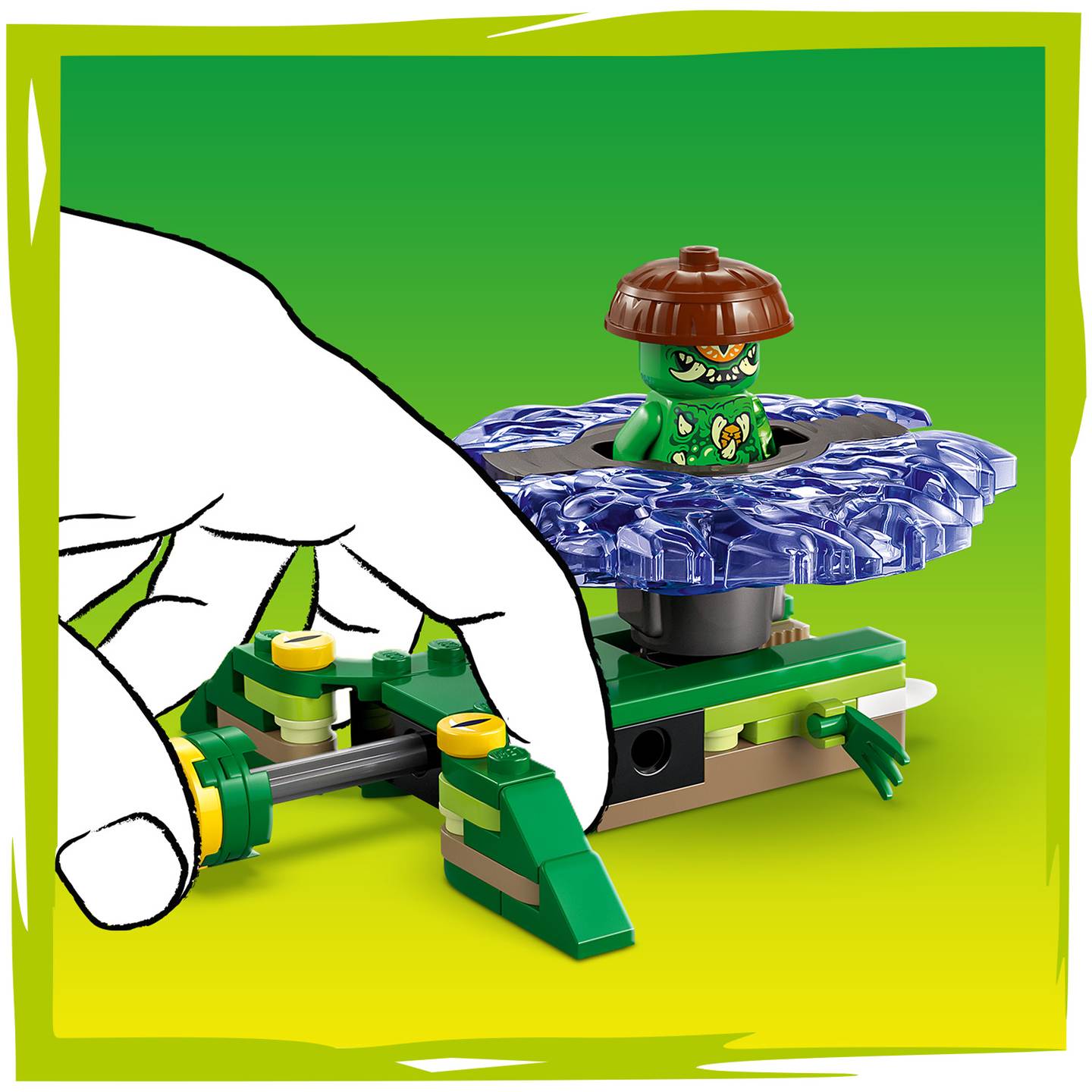 Konstruktorius LEGO Ninjago Nya vs. Mutation Monster Spinner - 4