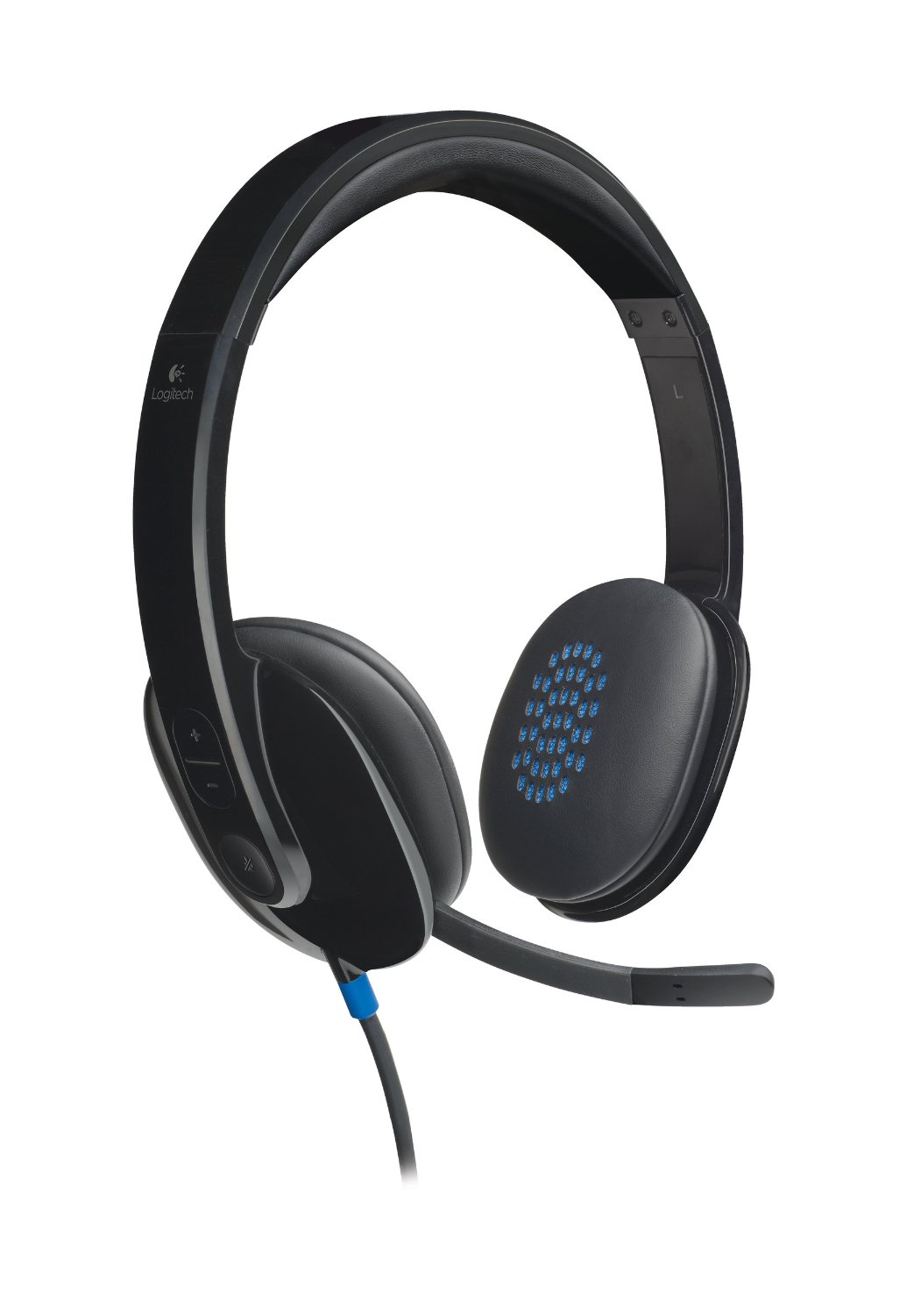 Laidinės ausinės Logitech H540, juoda/pilka-0