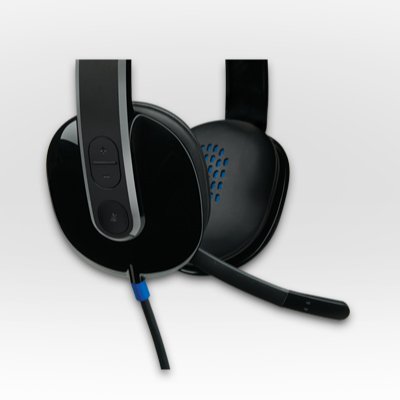 Laidinės ausinės Logitech H540, juoda/pilka-1