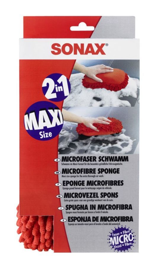 Automobilinė kempinė SONAX, 28 x 14,2 x 8,2 cm, mikropluošto, universali-0