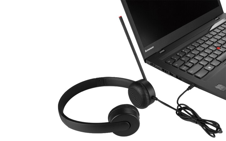 Laidinės ausinės Lenovo Essential 110, juoda - 2
