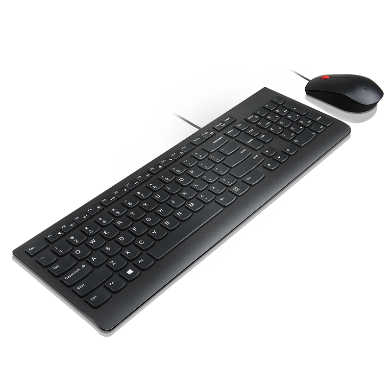 Klaviatūros ir pelės rinkinys Lenovo Essential, LT, juoda - 2