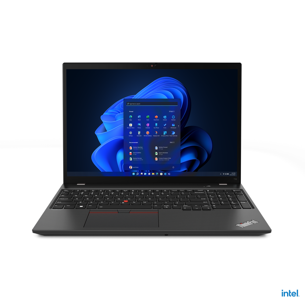 Nešiojamas kompiuteris Lenovo ThinkPad T16, 16 ", IPS, WUXGA, Intel Core i5,  i5-1235U, 16 GB, Soldered DDR4-3200, SSD 256 GB-0