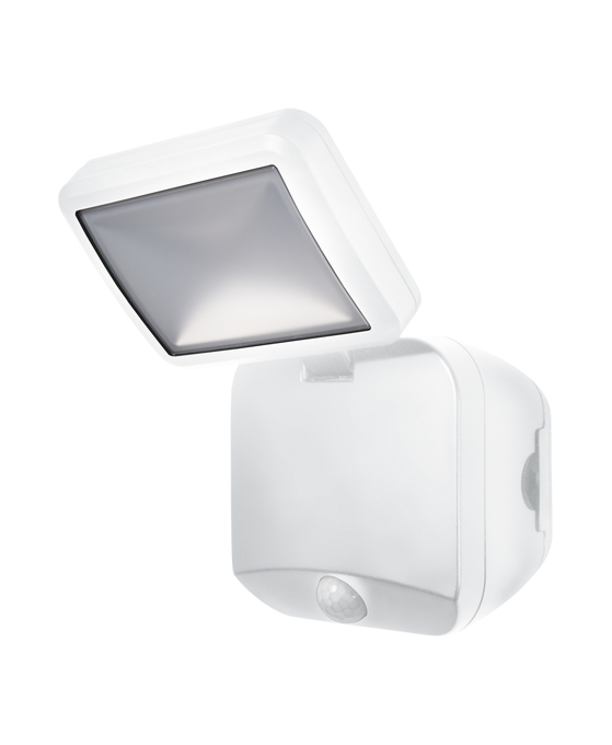 LED prožektorius OSRAM SPOTLIGHT SENSOR, IP54 4W 4000K 260lm 4xD elementai, su jud. davikliu, baltas - 1