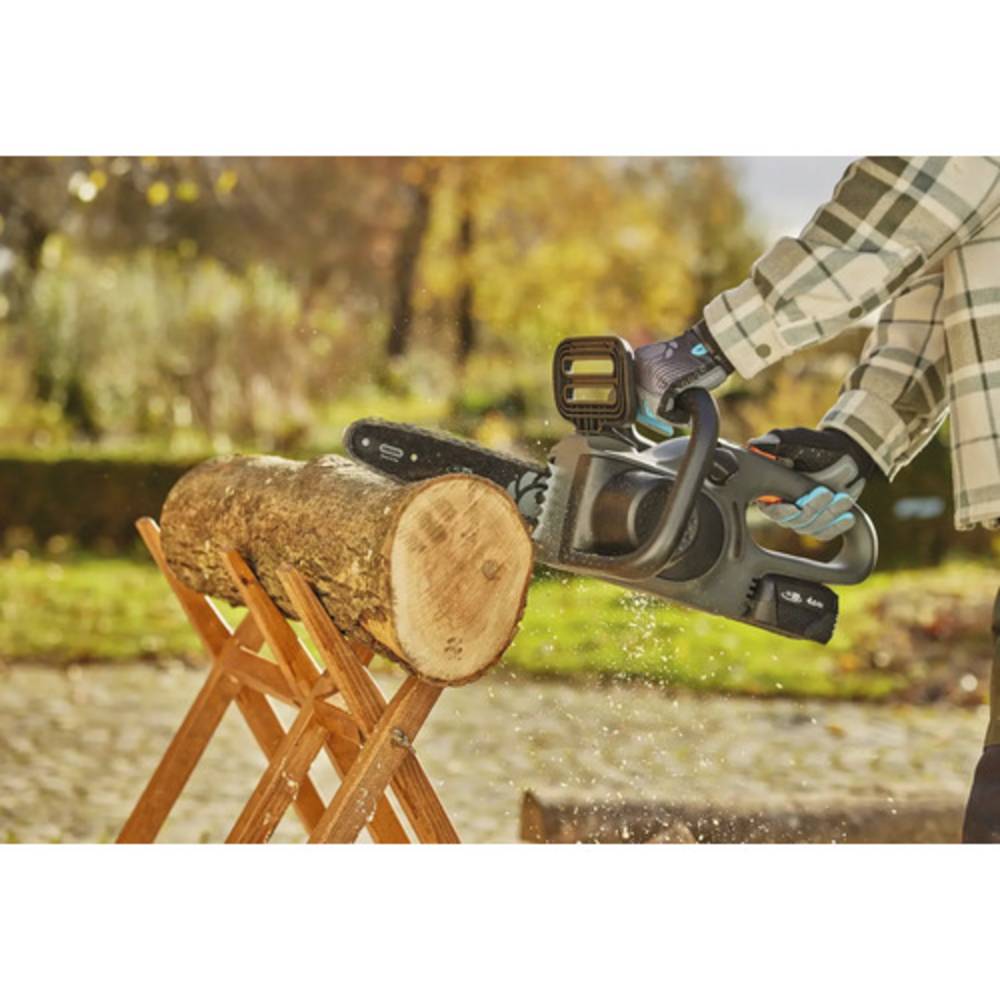 Akumuliatorinis grandininis pjūklas Gardena POWER SAW 250/18V P4A Solo, 25 cm, be akumuliatoriaus - 4