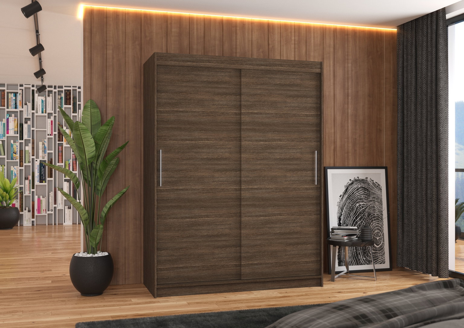 Spinta ADRK Denver 150, ruda sp., 58 cm x 150 cm x 200 cm-0