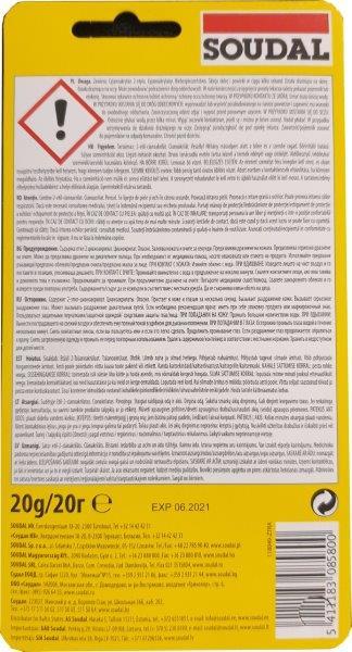Momentiniai klijai SOUDAL CYANOFIX 84A, 20 g-1