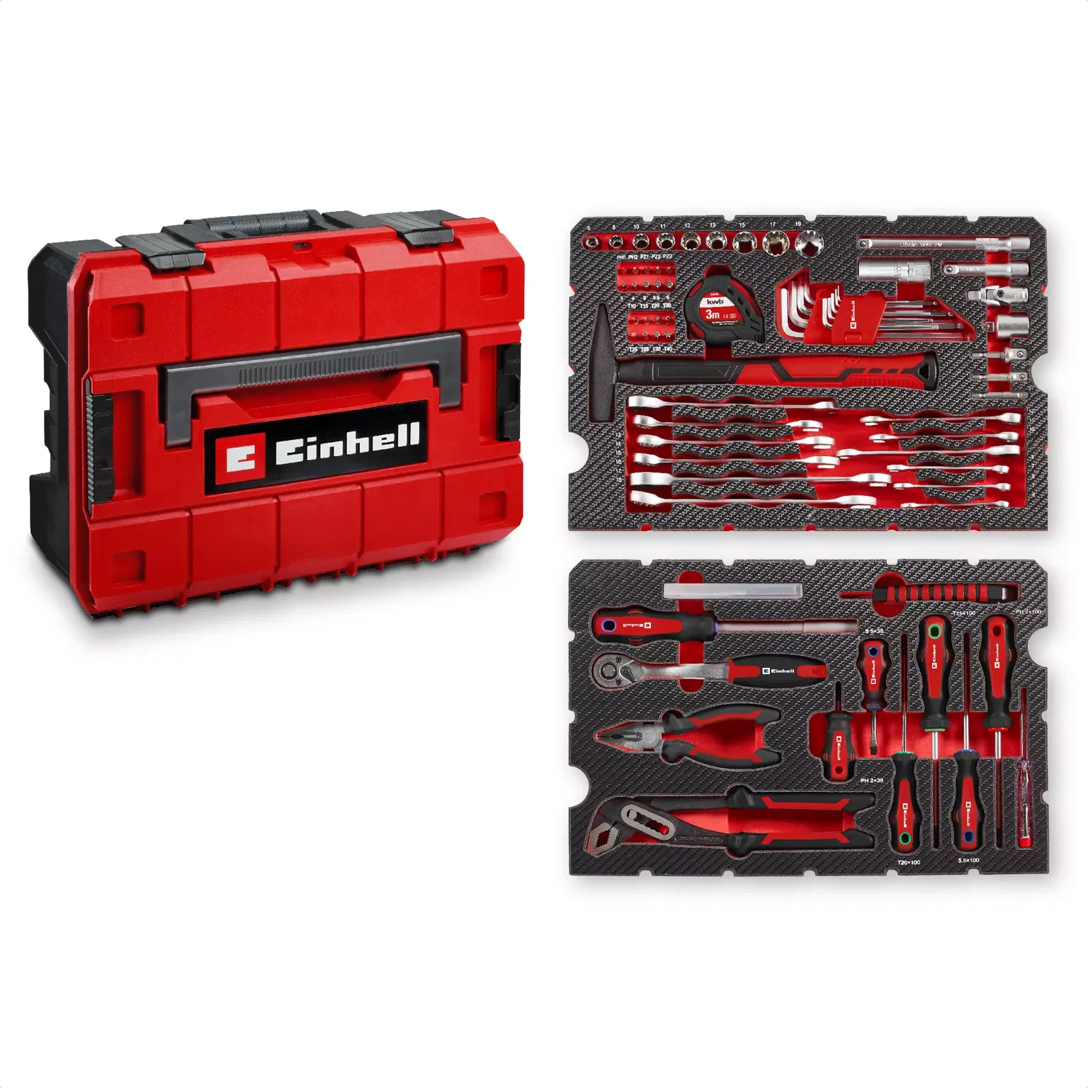 Įrankių vežimėlis KS Tools RACINGline, 7 stalčiai +515vnt įrankių