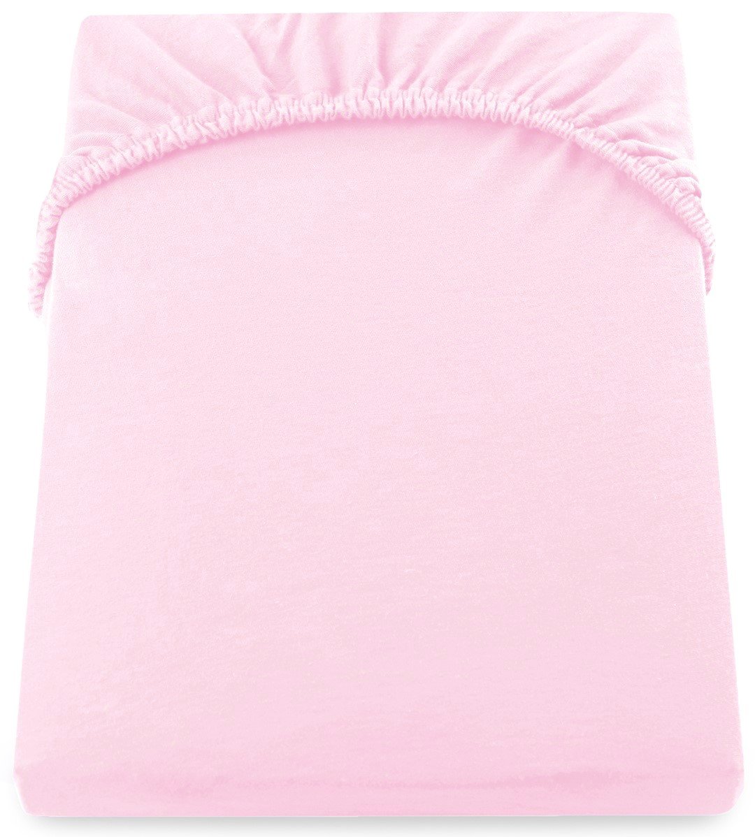 Jersey paklodė su guma Decoking NEPHRITE Powder pink, 220x240 cm - 3