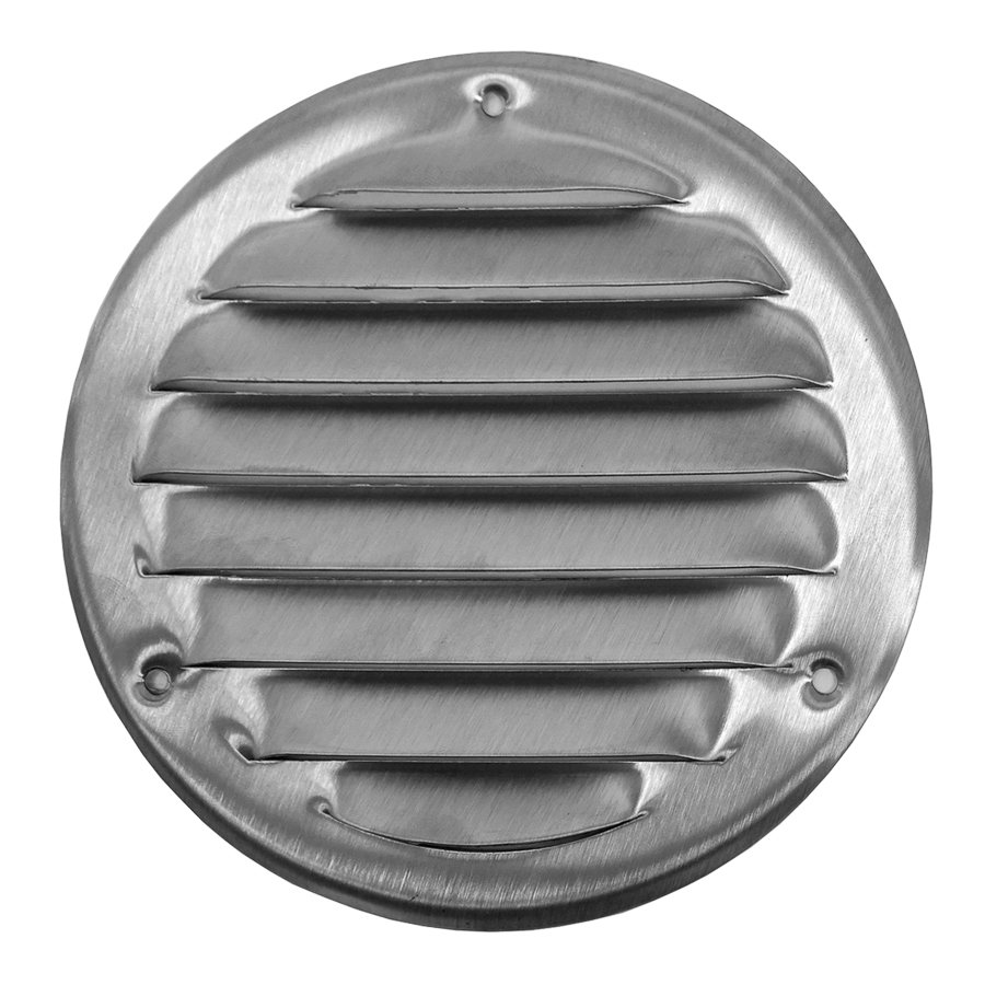 Metalinės ventiliacijos grotelės MR100i, DN100, apvalios, nerūdyjančio pl.
