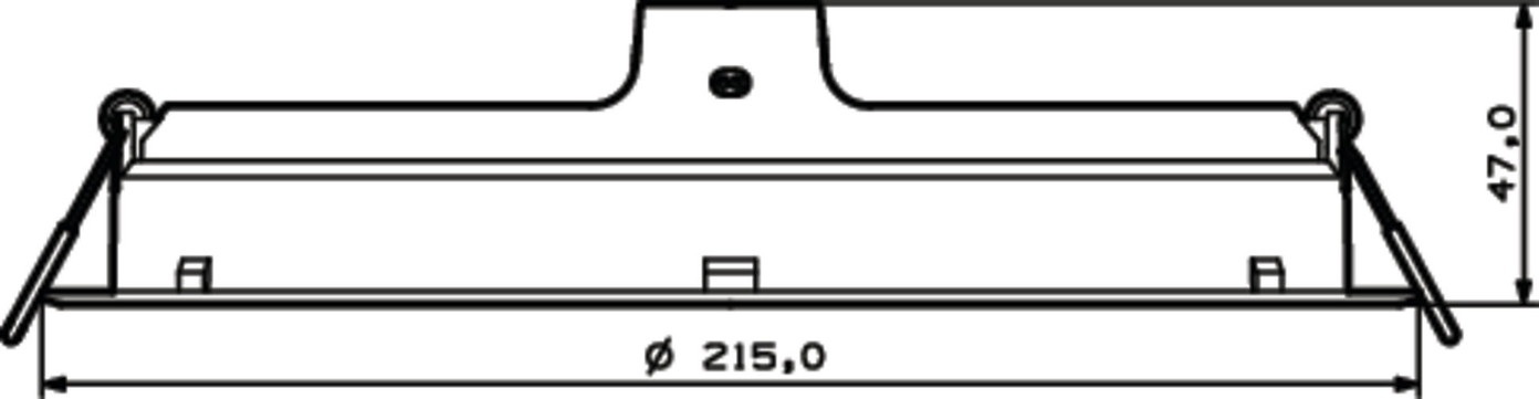Įleidžiama LED panelė PHILIPS MESON, 24 W, 3000 K, 2400 lm, ø21,5 cm - 4