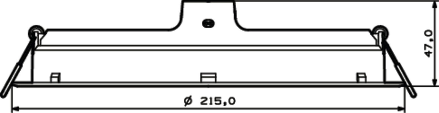 Įleidžiama LED panelė PHILIPS MESON, 24 W, 3000 K, 2400 lm, ø21,5 cm - 4