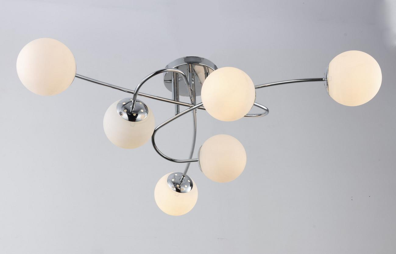 Lubinis šviestuvas BALTIK GAISMA K91113/6A CR, E14, 6 x 40 W, Ø98 x 45 cm