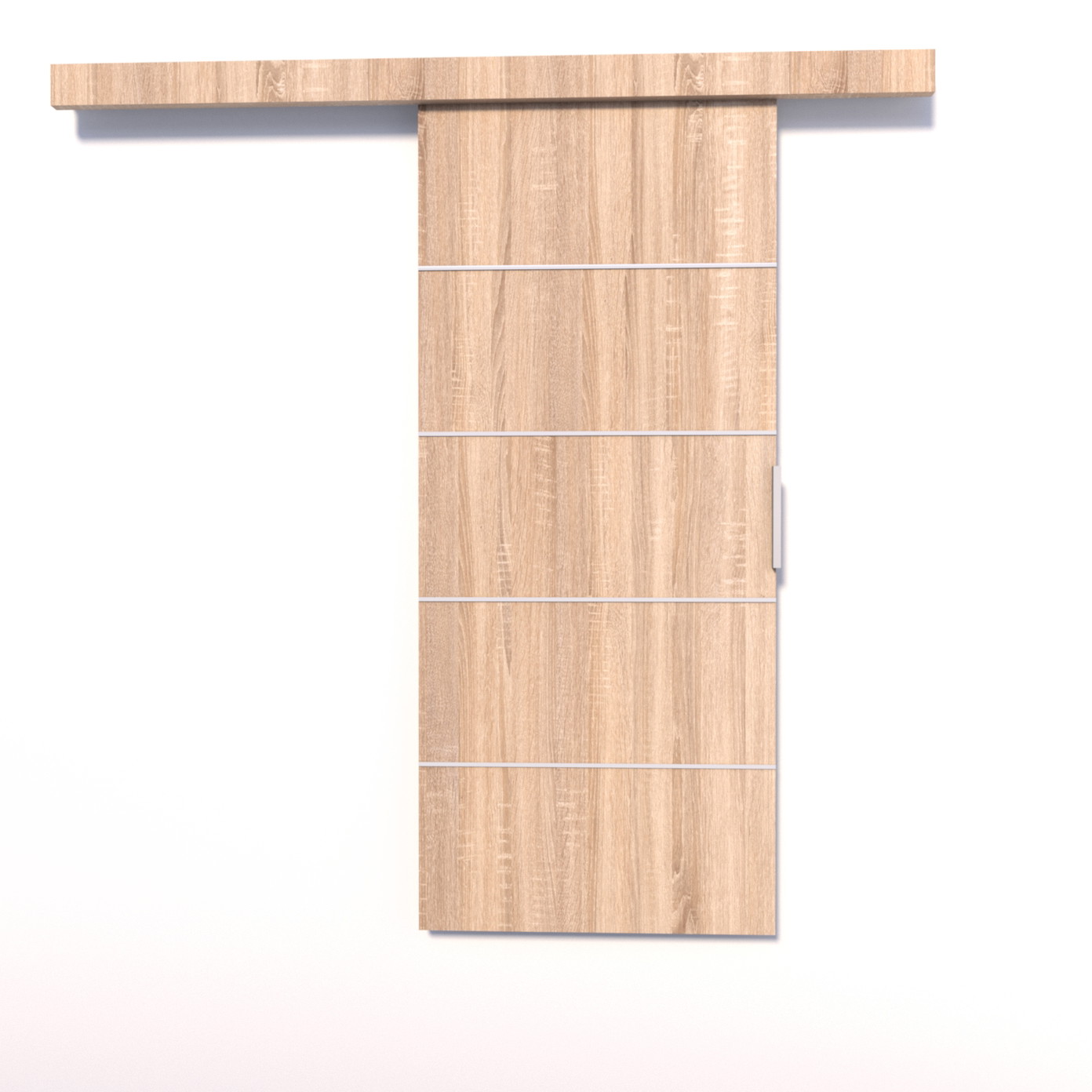 Stumdomos durys BIELLA 86 x 205 cm, ąžuolo-1