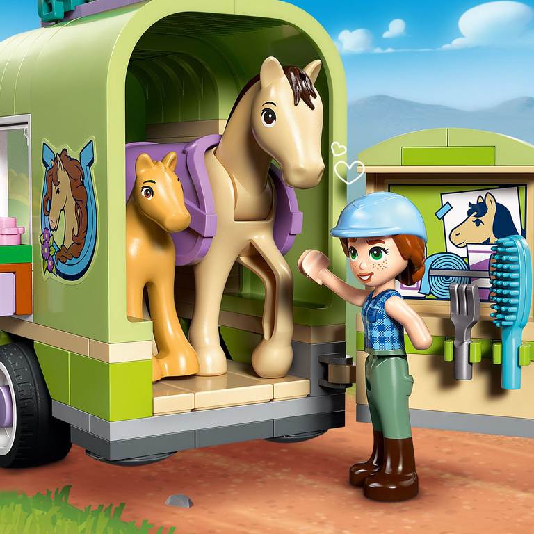 Konstruktorius LEGO Friends Horse & Baby Foal Trailer - 5