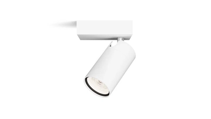 Taškinis LED šviestuvas PHILIPS IDRIS, IP44, 1xGU10, max 1x5W, baltos sp., 8,3x11x10cm-0