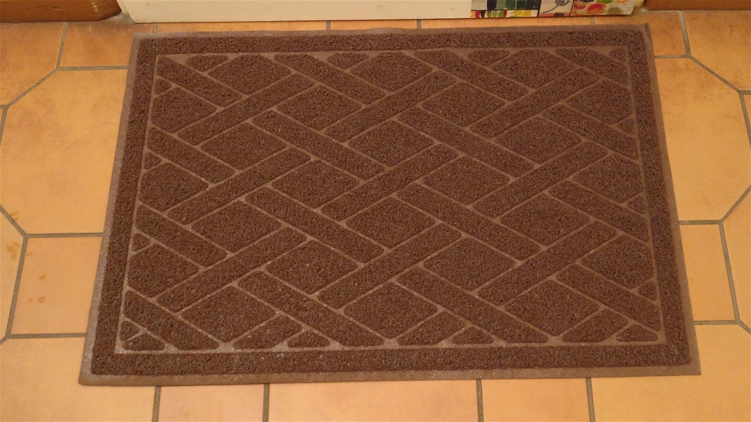 Durų kilimėlis PRINT MAT, 60 x 90 cm, rudos sp.