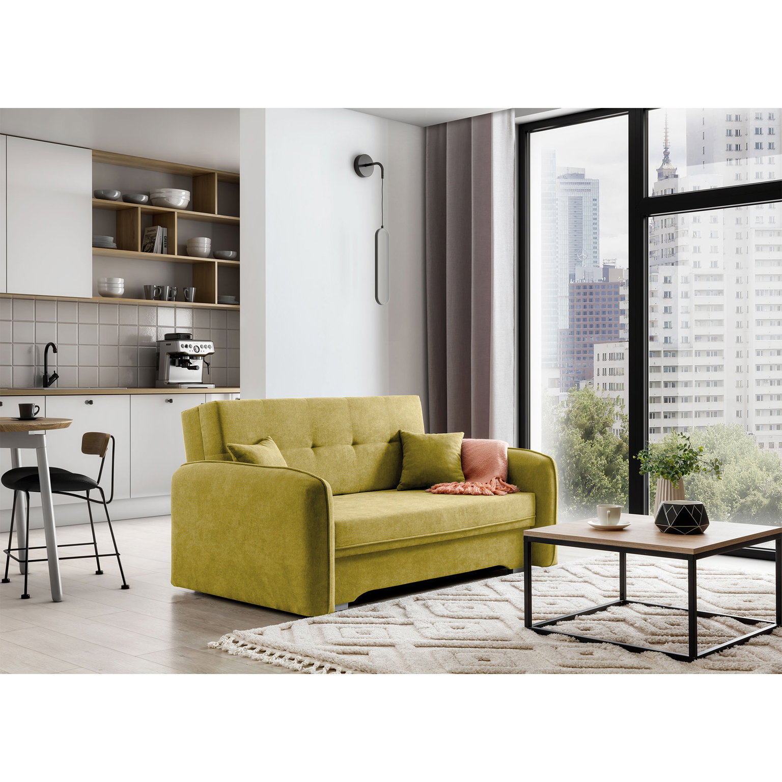 Sofa Laine, geltona-1