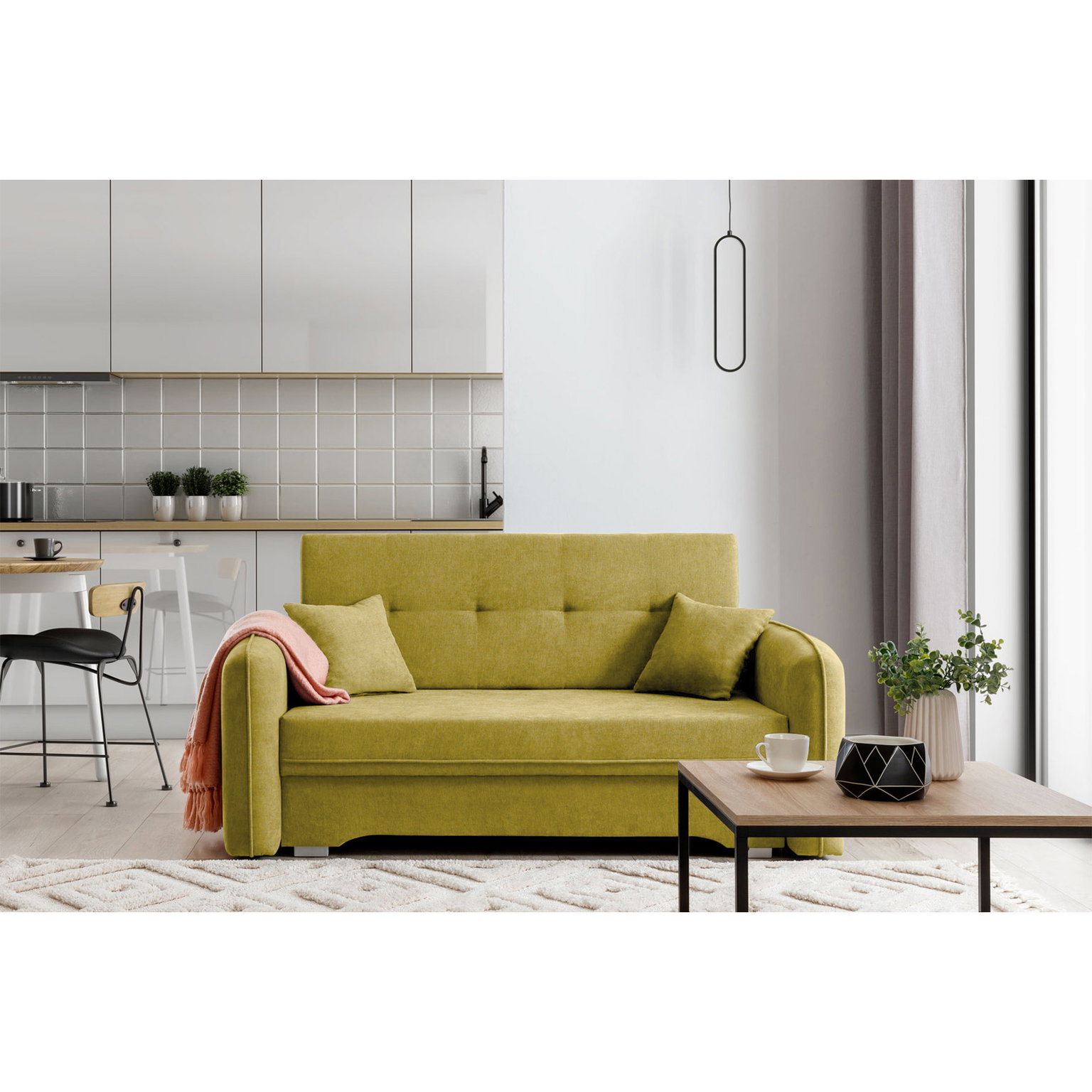 Sofa Laine, geltona-0
