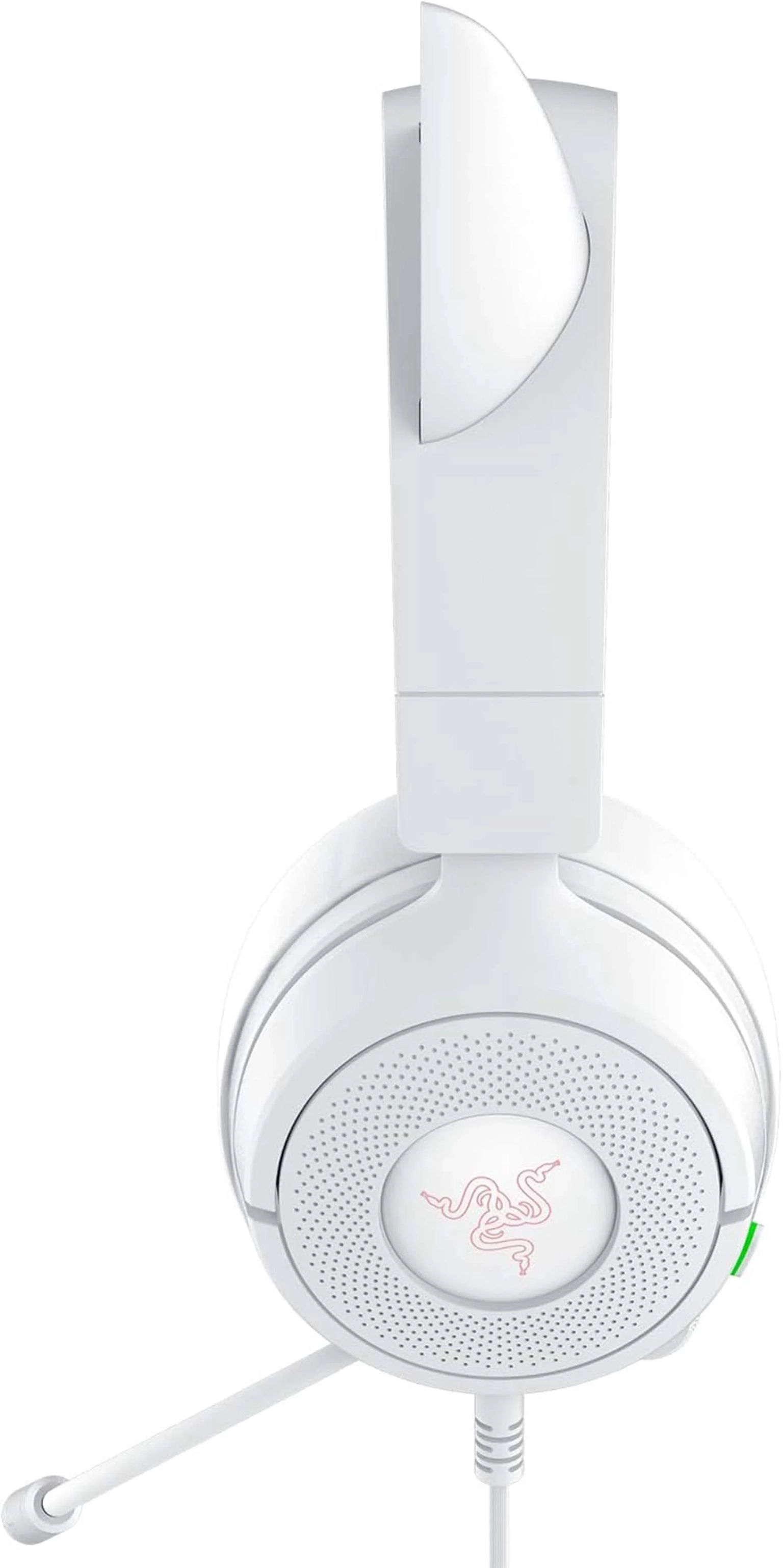 Laidinės žaidimų ausinės Razer Kraken Kitty V3 X, balta sp. - 4