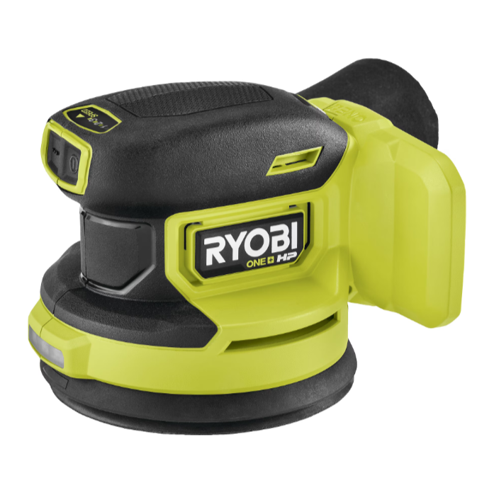 Akumuliatorinis ekscentrinis šlifuoklis RYOBI ONE+ RROS18C-0, 18 V, 125 mm, be akumuliatoriaus-1