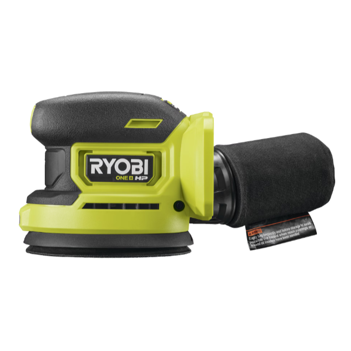 Akumuliatorinis ekscentrinis šlifuoklis RYOBI ONE+ RROS18C-0, 18 V, 125 mm, be akumuliatoriaus-0