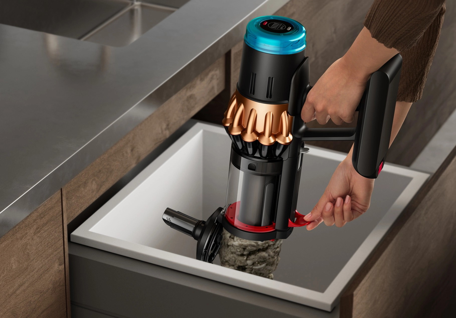 Belaidis dulkių siurblys-šluota Dyson V16 Piston Animal - 5